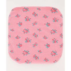 Babyhug Terry Knit Hand & Face Towel With Polka Dot Print Pack Of 6 L 24 x B 24 cm - Multicolour