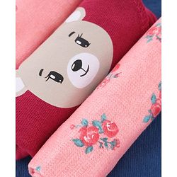 Babyhug Terry Knit Hand & Face Towel With Polka Dot Print Pack Of 6 L 24 x B 24 cm - Multicolour
