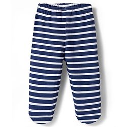 Babyhug Disney Interlock Knit Full Sleeves Onesie & Striped Bootie Legging Set with Winnie Graphic - Red