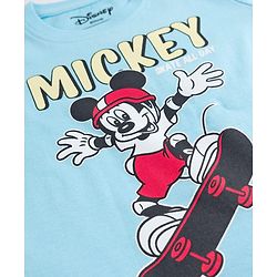 Babyhug Disney 100% Cotton Knit Half Sleeves T-Shirts With Mickey & Friends Graphic Pack of 2 - Multicolour