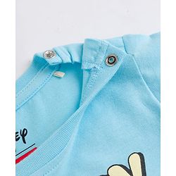 Babyhug Disney 100% Cotton Knit Half Sleeves T-Shirts With Mickey & Friends Graphic Pack of 2 - Multicolour