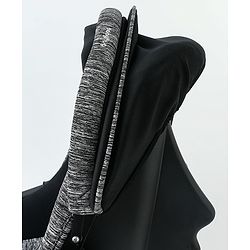 Babyhug Cloud Cradle 3-in-1 Baby Carry Cot  Black| Rocker & Baby Seat| Safety Harness| Adjustable Canopy| Lightweight Portable Design| Removable & Washable Cover| 015 Months