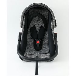 Babyhug Cloud Cradle 3-in-1 Baby Carry Cot  Black| Rocker & Baby Seat| Safety Harness| Adjustable Canopy| Lightweight Portable Design| Removable & Washable Cover| 015 Months