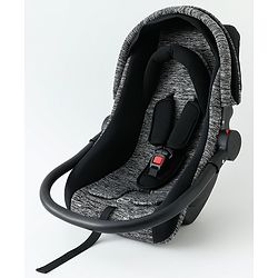 Babyhug Cloud Cradle 3-in-1 Baby Carry Cot  Black| Rocker & Baby Seat| Safety Harness| Adjustable Canopy| Lightweight Portable Design| Removable & Washable Cover| 015 Months