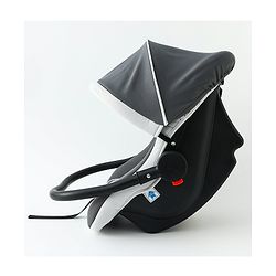 Babyhug Cloud Cradle 3-in-1 Baby Carry Cot  White Grey| Rocker & Baby Seat| Safety Harness| Adjustable Canopy| Lightweight Portable Design| Removable & Washable Cover| 015 Months