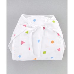 Babyhug 100% Cotton Baby Gift Set Pack of 9 - White
