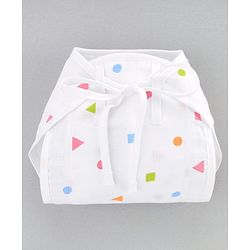 Babyhug 100% Cotton Baby Gift Set Pack of 9 - White