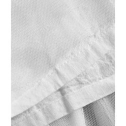 Babyhug 100% Cotton Woven Sleeveless Embroidered Frock With Headband - White