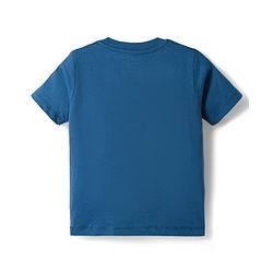 Babyhug Disney Single Jersey Knit Half Sleeves T-Shirt & Shorts Night Suit With Mickey Mouse Graphics - Navy Blue