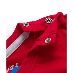 Babyhug Disney Single Jersey Knit Half Sleeves T-Shirt & Shorts Co-ord Night Suit With 101 Dalmatians Graphics - Red