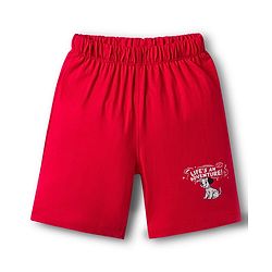 Babyhug Disney Single Jersey Knit Half Sleeves T-Shirt & Shorts Co-ord Night Suit With 101 Dalmatians Graphics - Red