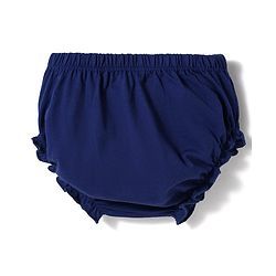 Babyhug Single Jersey Knit Frocks with Bloomer/Shorts Tie-Up Shoulder Straps Navy New Born