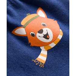 Babyhug Interlock Cotton Knit Bootie Leggings With Stripes & Animal Print Pack Of 3 - Multicolour