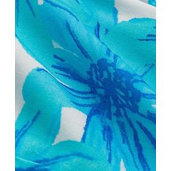 Babyhug Cotton Woven Half Sleeves Floral Printed Top & Skirts Set - Blue