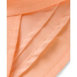 Babyhug Cotton Woven Sleeveless Solid Colour Top with Bow Applique & Shorts Set - Peach