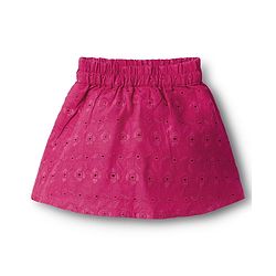 Babyhug Cotton Woven Half Sleeves Co-ords Sciffili Top & Shorts Set with Bow Applique - Fuchsia