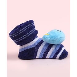 Cute Walk by Babyhug Socks Shoes With Animal Applique - Multicolor