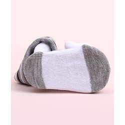 Cute Walk by Babyhug Socks Shoes With Animal Applique - Multicolor