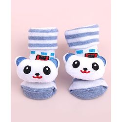 Cute Walk by Babyhug Socks Shoes With Animal Applique - Multicolor