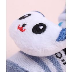 Cute Walk by Babyhug Socks Shoes With Animal Applique - Multicolor