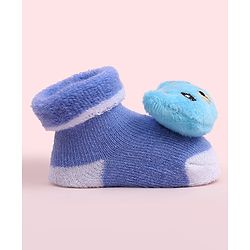 Cute Walk by Babyhug Socks Shoes With Animal Applique - Multicolor