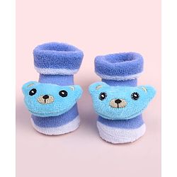 Cute Walk by Babyhug Socks Shoes With Animal Applique - Multicolor