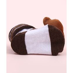 Cute Walk by Babyhug Socks Shoes With Animal Applique - Multicolor