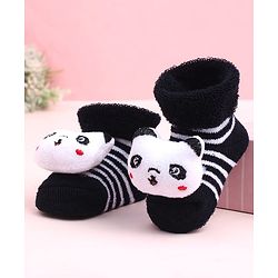 Cute Walk by Babyhug Socks Shoes With Animal Applique - Multicolor