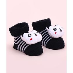 Cute Walk by Babyhug Socks Shoes With Animal Applique - Multicolor