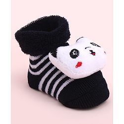 Cute Walk by Babyhug Socks Shoes With Animal Applique - Multicolor