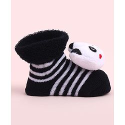 Cute Walk by Babyhug Socks Shoes With Animal Applique - Multicolor
