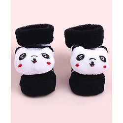 Cute Walk by Babyhug Socks Shoes With Animal Applique - Multicolor