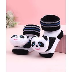 Cute Walk by Babyhug Socks Shoes With Animal Applique - Multicolor