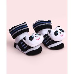 Cute Walk by Babyhug Socks Shoes With Animal Applique - Multicolor