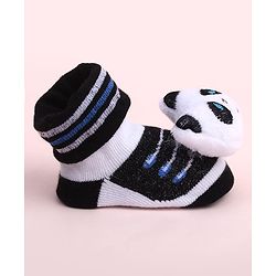 Cute Walk by Babyhug Socks Shoes With Animal Applique - Multicolor