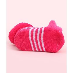 Cute Walk by Babyhug Socks Shoes With Star Applique - Multicolor