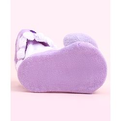 Cute Walk by Babyhug Socks Shoes With Animal Applique - Multicolor