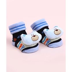 Cute Walk by Babyhug Socks Shoes With Animal Applique - Multicolor