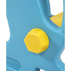 Babyhug 2-in-1 Penguine Slide With Basketball Hoop - Yellow & Blue| Smooth Slide Slide with Extended Landing| Indoor & Outdoor Active Play| Improves Motor Skills, Balance & Coordination| BIS Certified