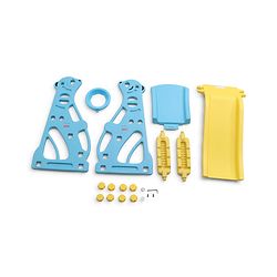 Babyhug 2-in-1 Penguine Slide With Basketball Hoop - Yellow & Blue| Smooth Slide Slide with Extended Landing| Indoor & Outdoor Active Play| Improves Motor Skills, Balance & Coordination| BIS Certified