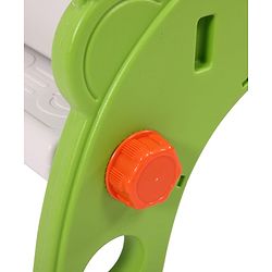 Babyhug 2-in-1 Penguine Slide With Basketball Hoop - Yellow & Blue| Smooth Slide Slide with Extended Landing| Indoor & Outdoor Active Play| Improves Motor Skills, Balance & Coordination| BIS Certified