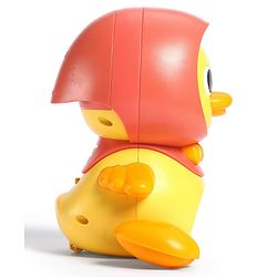 Babyhug Magnetic Crawling Duck Toy Set - Yellow| Music & LED Lights| Dancing Mother Duck| Visual & Auditory Development| Battery Operated| Encourages Crawling| BIS Certified| Gifting Option for 6M+