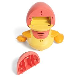 Babyhug Magnetic Crawling Duck Toy Set - Yellow| Music & LED Lights| Dancing Mother Duck| Visual & Auditory Development| Battery Operated| Encourages Crawling| BIS Certified| Gifting Option for 6M+