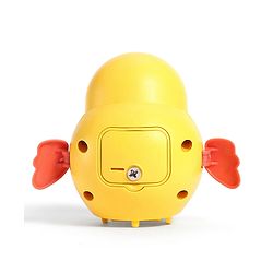 Babyhug Magnetic Crawling Duck Toy Set - Yellow| Music & LED Lights| Dancing Mother Duck| Visual & Auditory Development| Battery Operated| Encourages Crawling| BIS Certified| Gifting Option for 6M+
