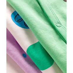 Babyhug Disney 100% Cotton Knit Full Sleeves Jhablas With Minnie & Friends Graphics Pack Of  3 - Multicolour