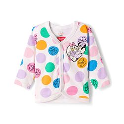 Babyhug Disney 100% Cotton Knit Full Sleeves Jhablas With Minnie & Friends Graphics Pack Of  3 - Multicolour
