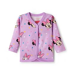 Babyhug Disney 100% Cotton Knit Full Sleeves Jhablas With Minnie & Friends Graphics Pack Of  3 - Multicolour