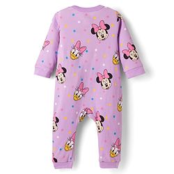 Babyhug Disney Interlock Knit Full Sleeves Rompers With Minnie & Friends Graphics Pack of 3 - Multicolor