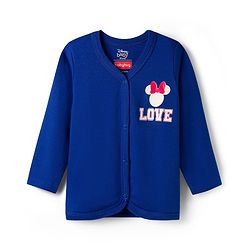 Babyhug Disney 100% Cotton Knit  Full Sleeves Front Open Jhablas With Minnie Mouse Graphic Pack of 3 - Multicolour