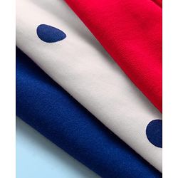 Babyhug Disney 100% Cotton Knit  Full Sleeves Front Open Jhablas With Minnie Mouse Graphic Pack of 3 - Multicolour